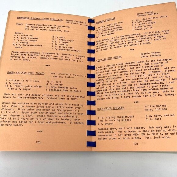 1964 Penelopian Culinary Favorites Greek Cookbook 1964 First Edition Vst Edition - Picture 4 of 11